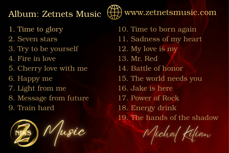 Album of Michal Kilian – Zetnets Music